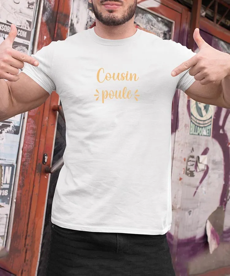 T-Shirt Cousin poule Pour homme