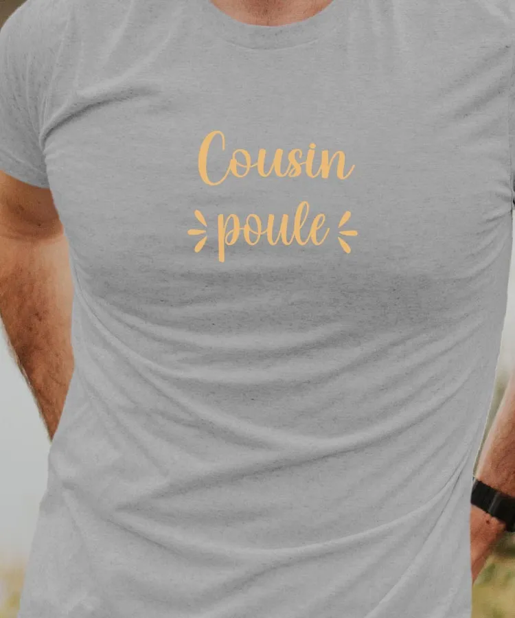 T-Shirt Cousin poule Pour homme