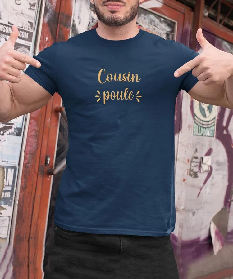 T-Shirt Cousin poule Pour homme