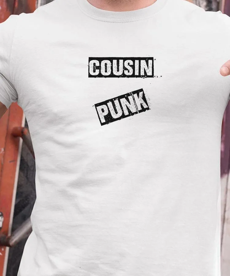 T-Shirt Cousin PUNK Pour homme