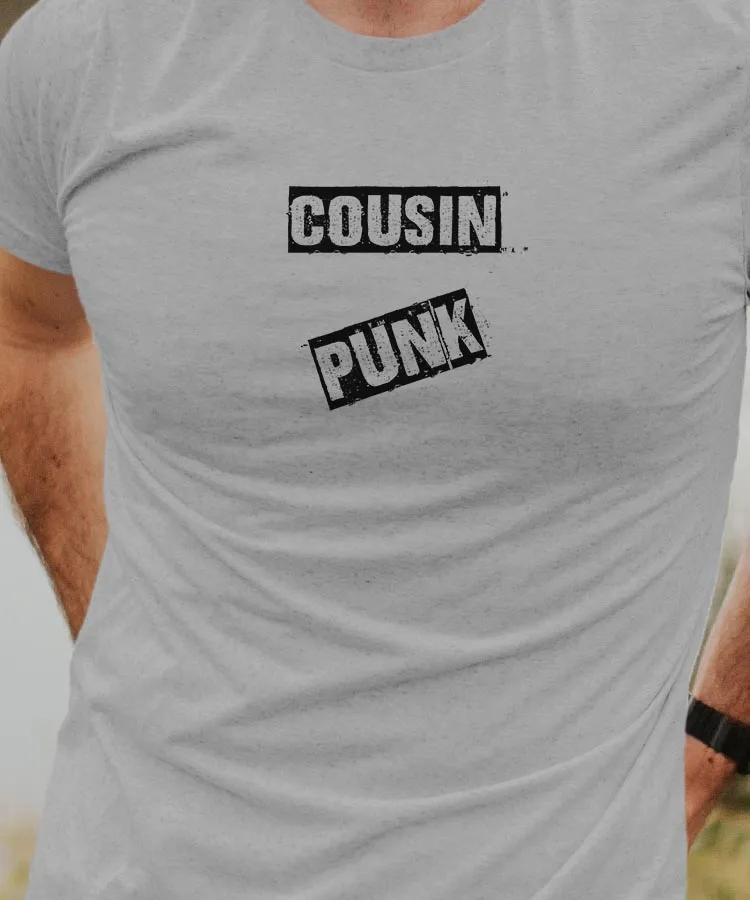 T-Shirt Cousin PUNK Pour homme