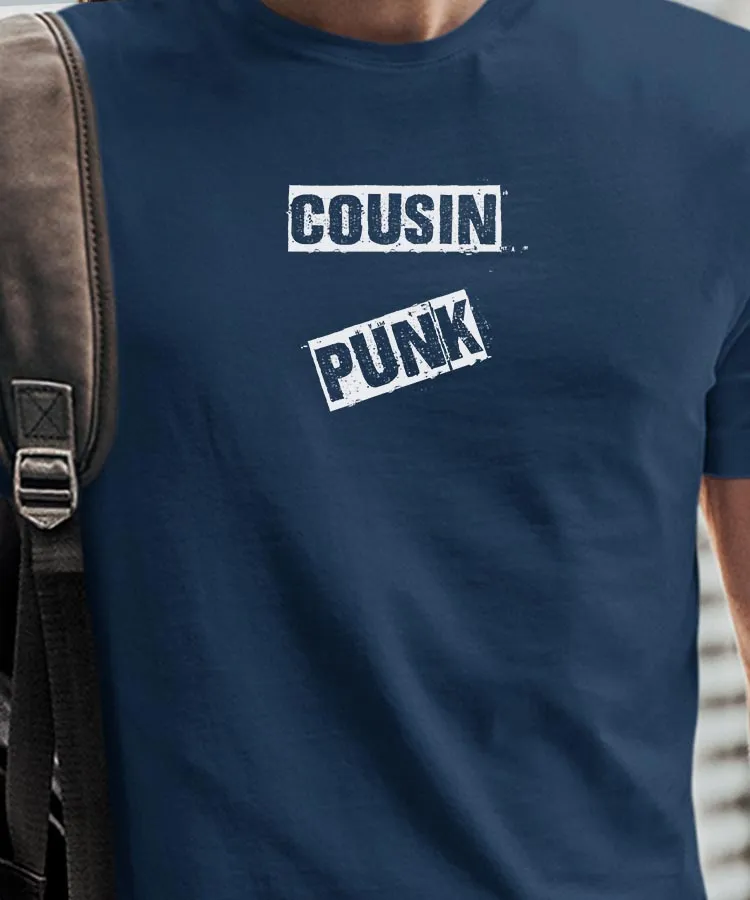 T-Shirt Cousin PUNK Pour homme