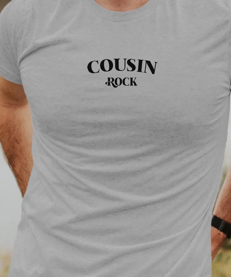 T-Shirt Cousin rock Pour homme