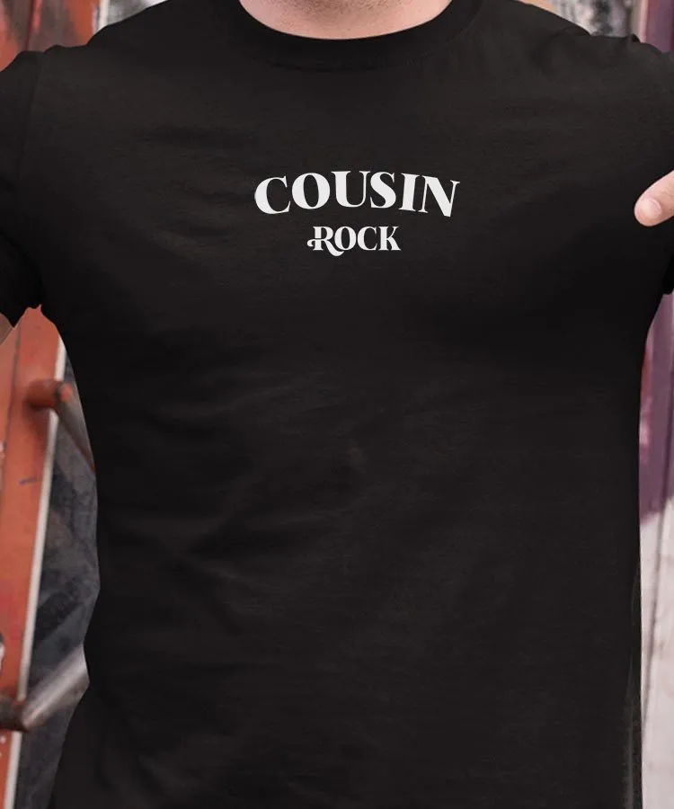 T-Shirt Cousin rock Pour homme