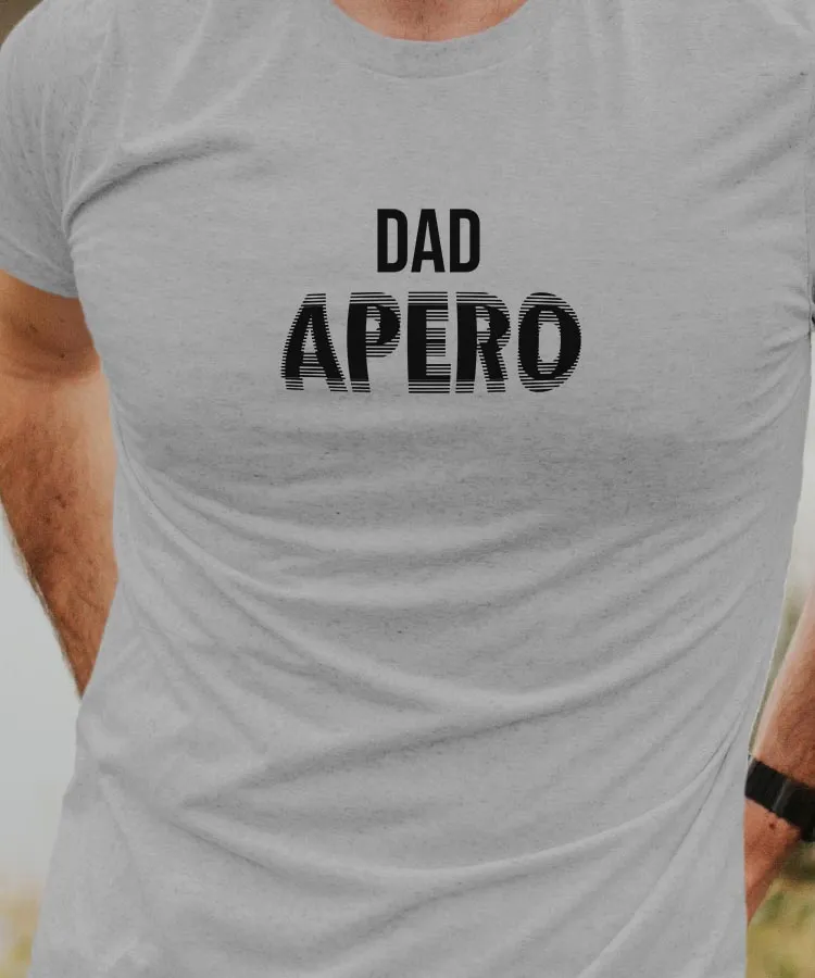 T-Shirt Dad apéro face Pour homme