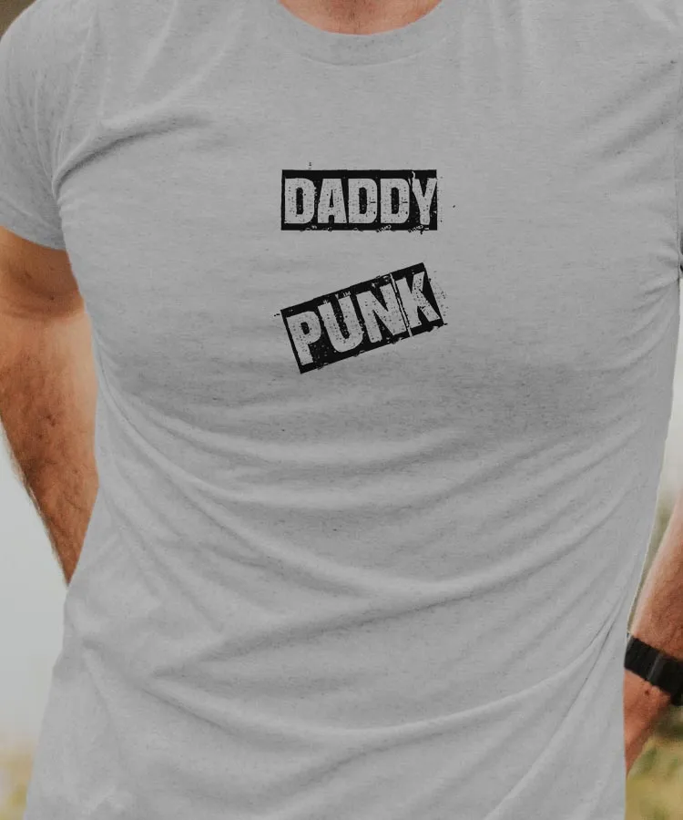 T-Shirt Daddy PUNK Pour homme