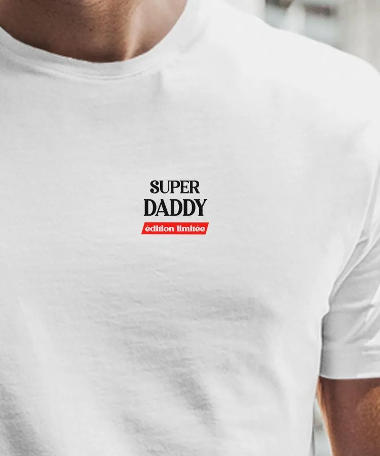 T-Shirt Daddy édition limitée Pour homme