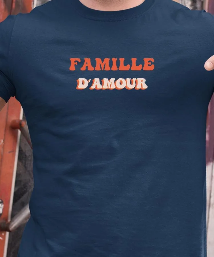 T-Shirt Famille d'amour Pour homme