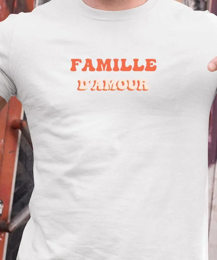 T-Shirt Famille d'amour Pour homme