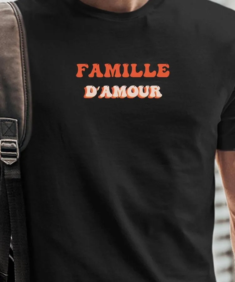 T-Shirt Famille d'amour Pour homme