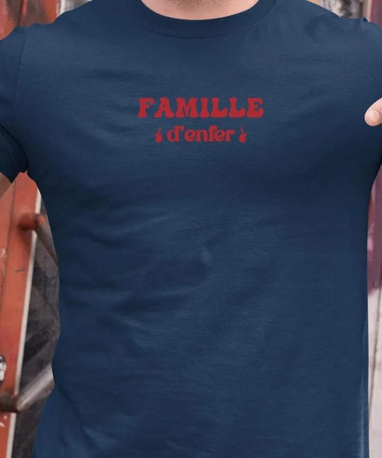 T-Shirt Famille d'enfer Pour homme