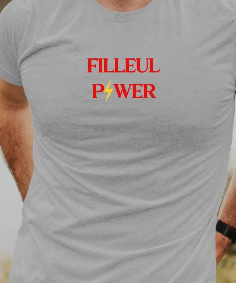 T-Shirt Filleul Power Pour homme