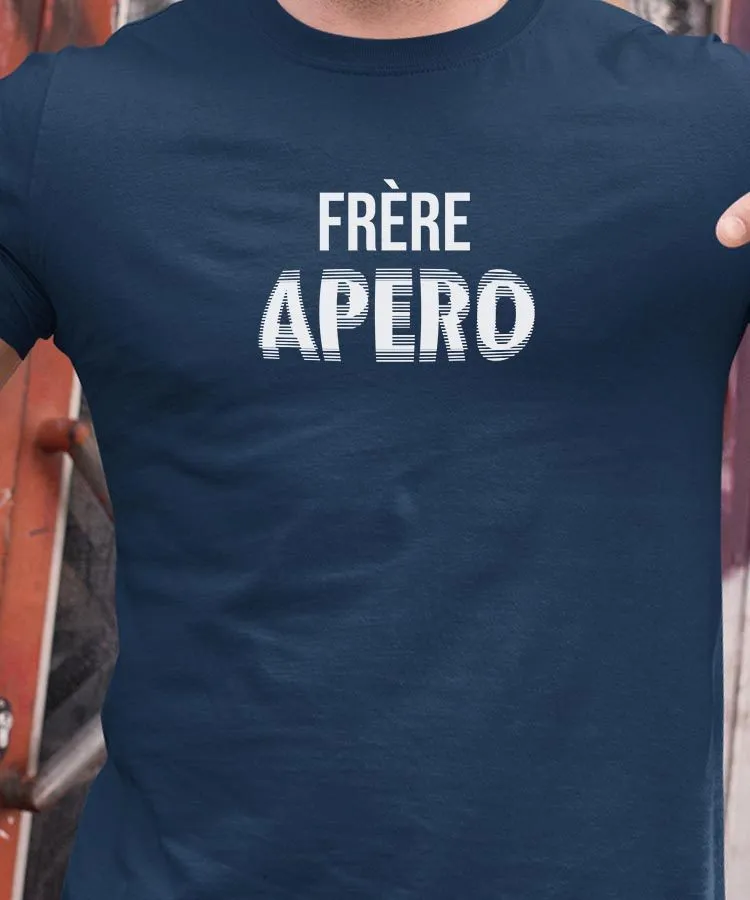 T-Shirt Frère apéro face Pour homme