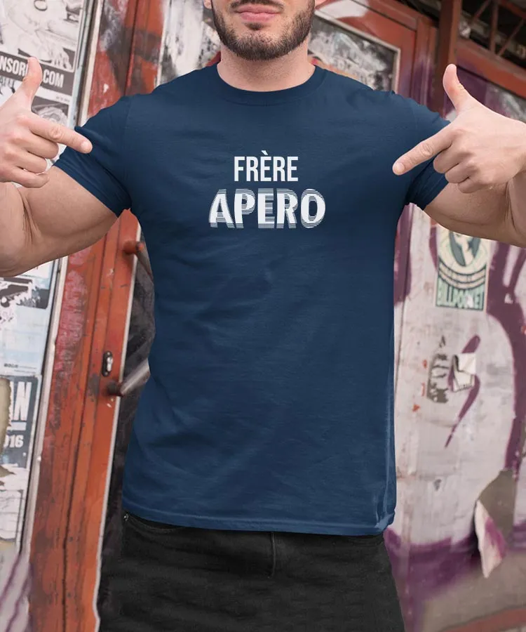 T-Shirt Frère apéro face Pour homme