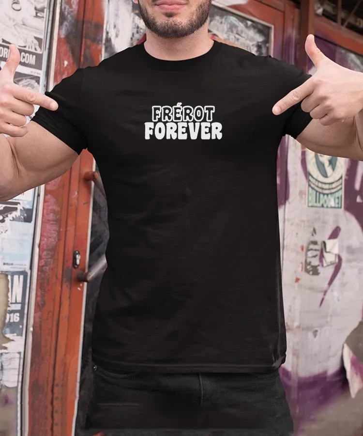 T-Shirt Frérot forever face Pour homme