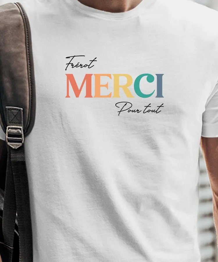 T-Shirt Frérot merci pour tout Pour homme