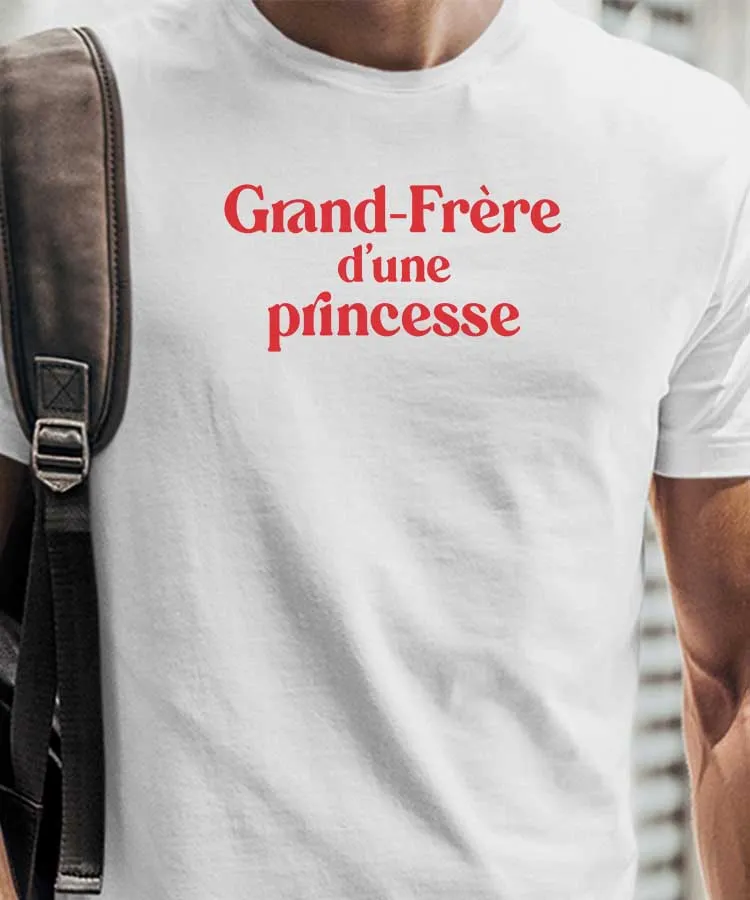 T-Shirt Grand-Frère d'une princesse Pour homme