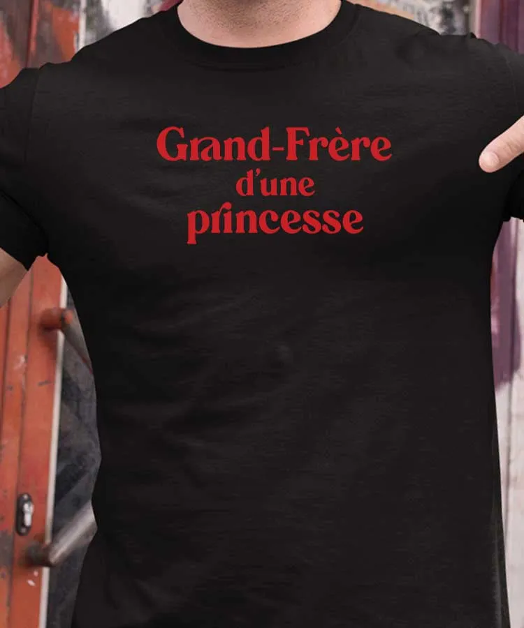 T-Shirt Grand-Frère d'une princesse Pour homme