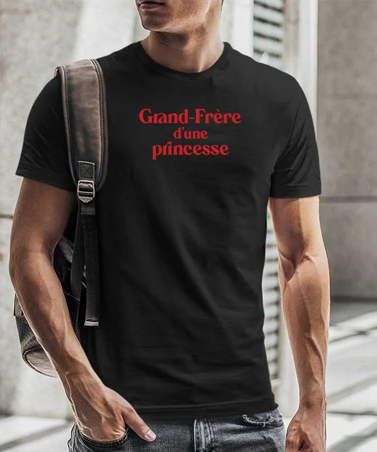 T-Shirt Grand-Frère d'une princesse Pour homme