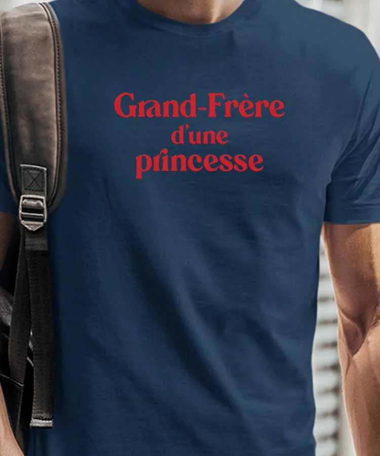 T-Shirt Grand-Frère d'une princesse Pour homme