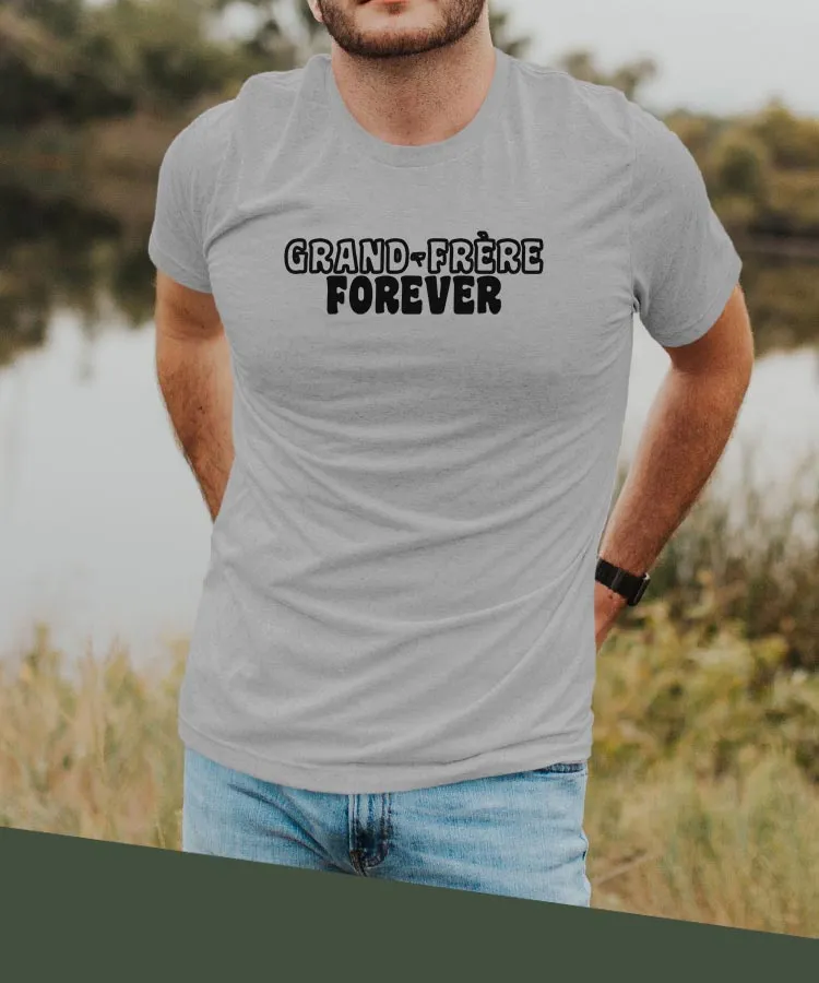 T-Shirt Grand-Frère forever face Pour homme