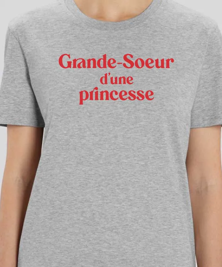 T-Shirt Grande-Soeur d'une princesse Pour femme