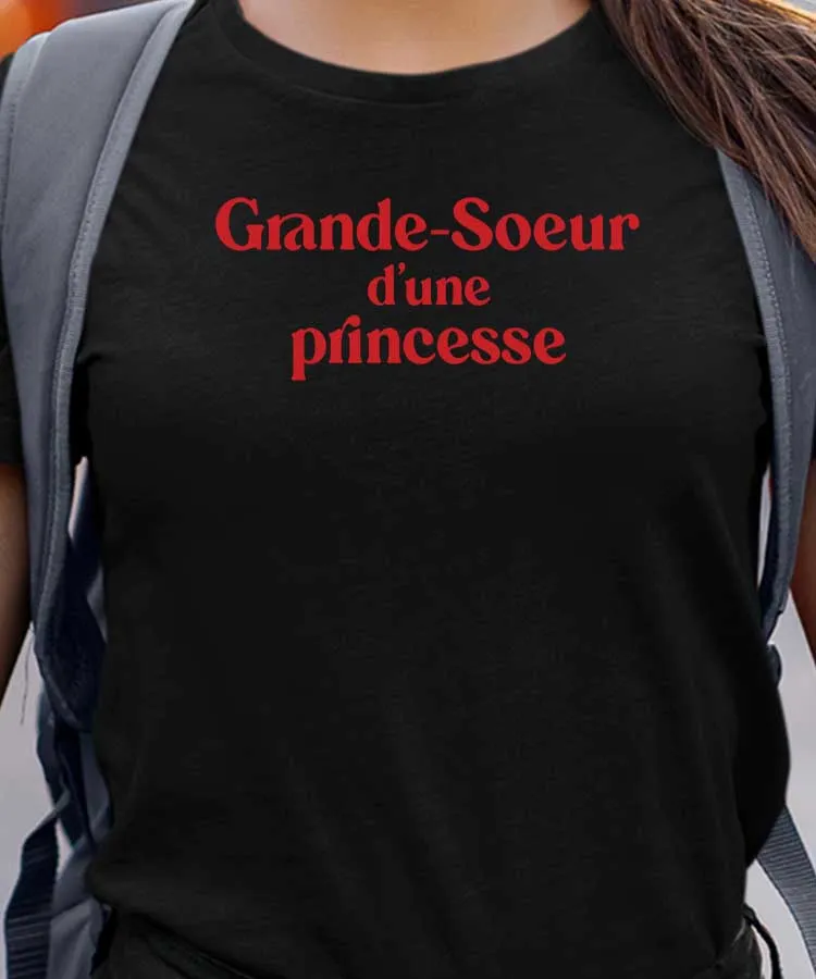 T-Shirt Grande-Soeur d'une princesse Pour femme