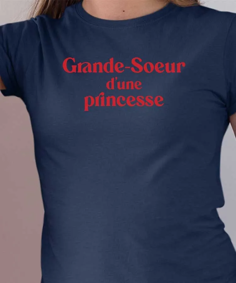 T-Shirt Grande-Soeur d'une princesse Pour femme