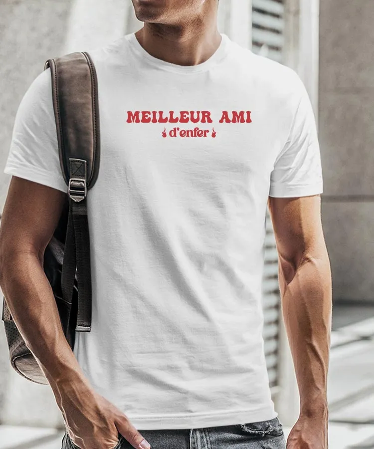 T-Shirt Meilleur Ami d'enfer Pour homme