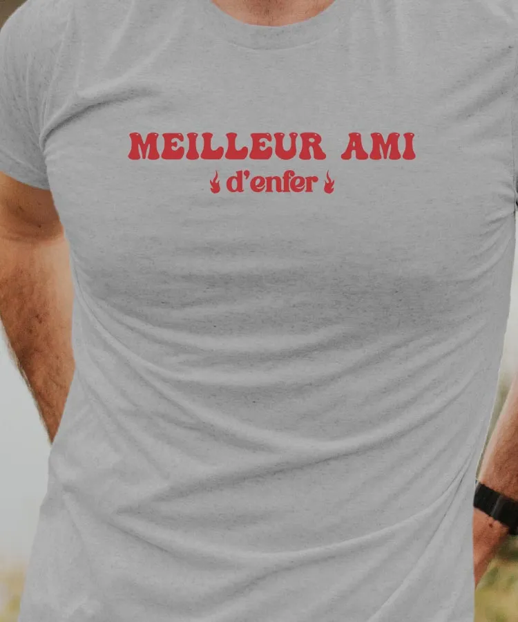 T-Shirt Meilleur Ami d'enfer Pour homme