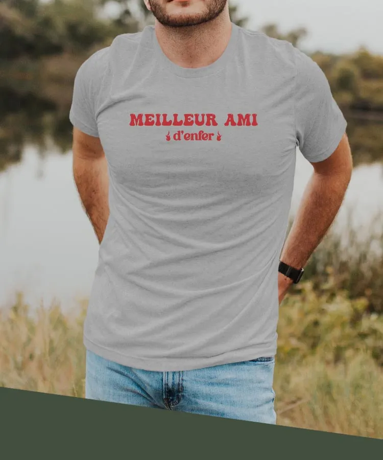 T-Shirt Meilleur Ami d'enfer Pour homme