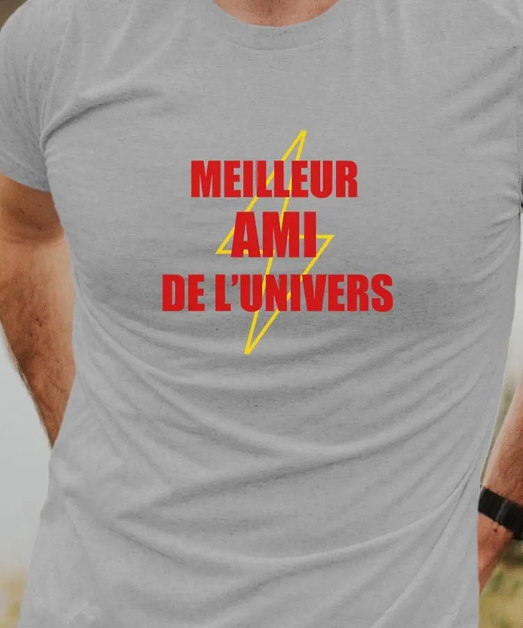 T-Shirt Meilleur Ami de l'univers Pour homme