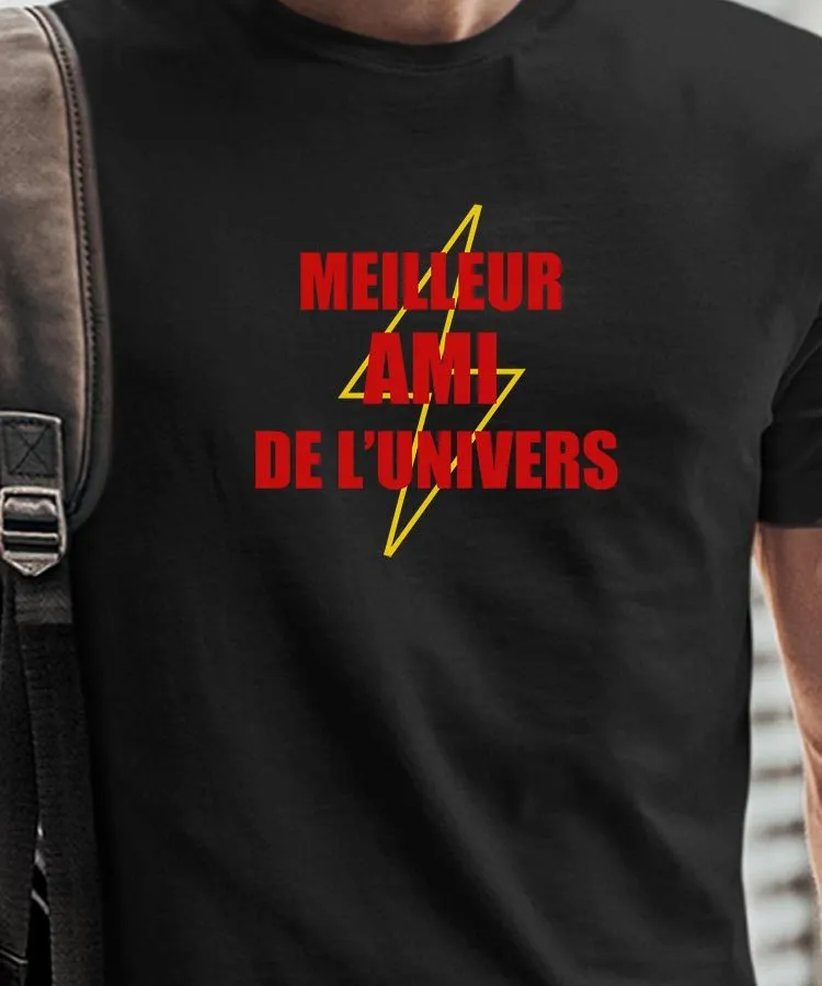 T-Shirt Meilleur Ami de l'univers Pour homme