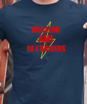 T-Shirt Meilleur Ami de l'univers Pour homme