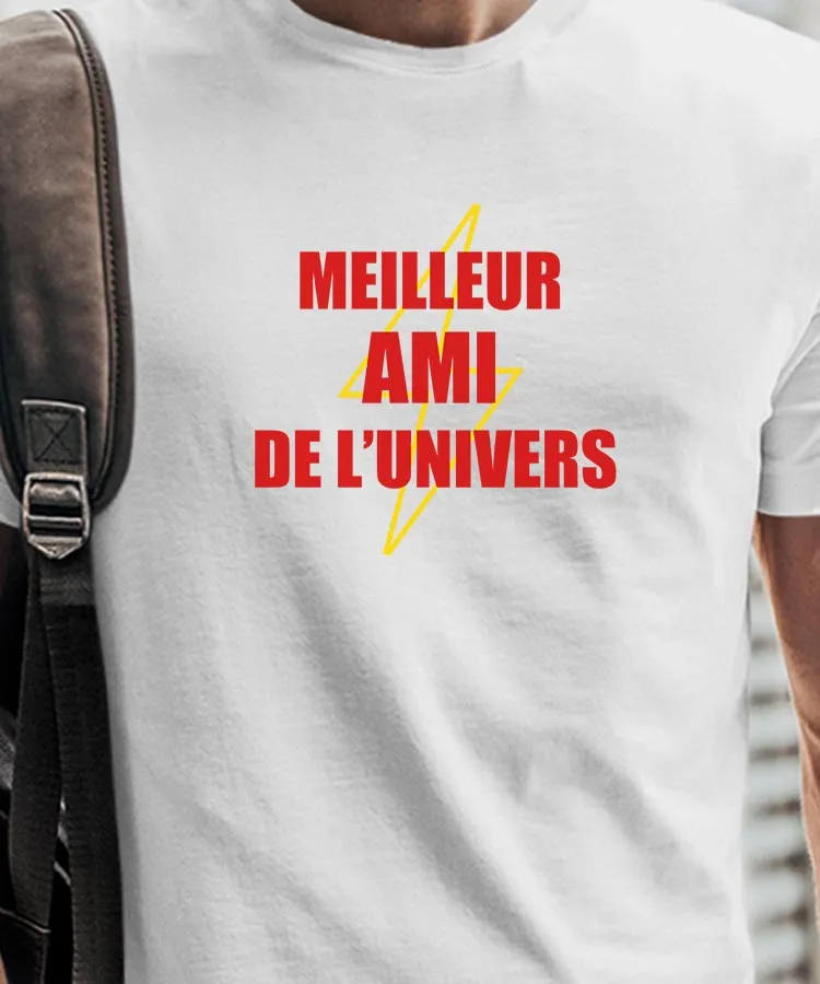 T-Shirt Meilleur Ami de l'univers Pour homme