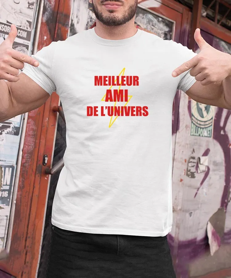 T-Shirt Meilleur Ami de l'univers Pour homme