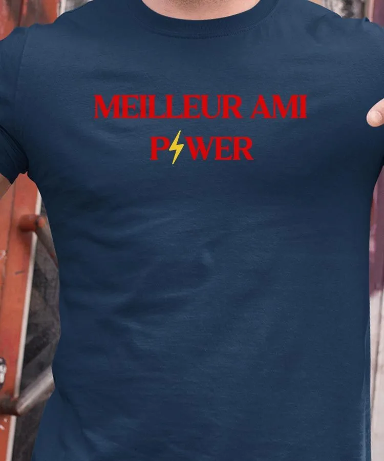 T-Shirt Meilleur Ami Power Pour homme