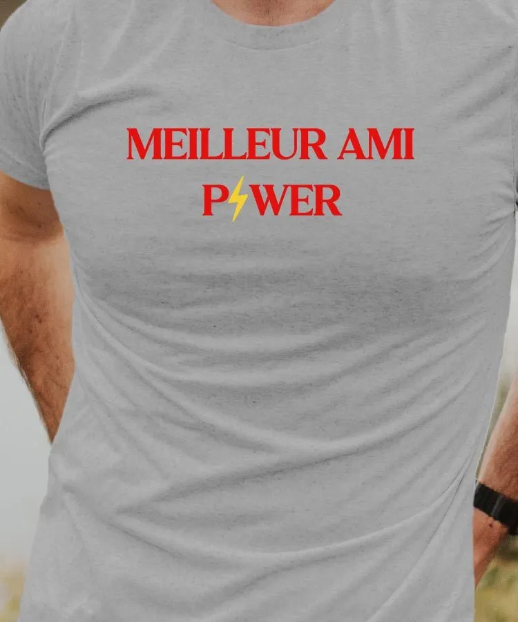 T-Shirt Meilleur Ami Power Pour homme