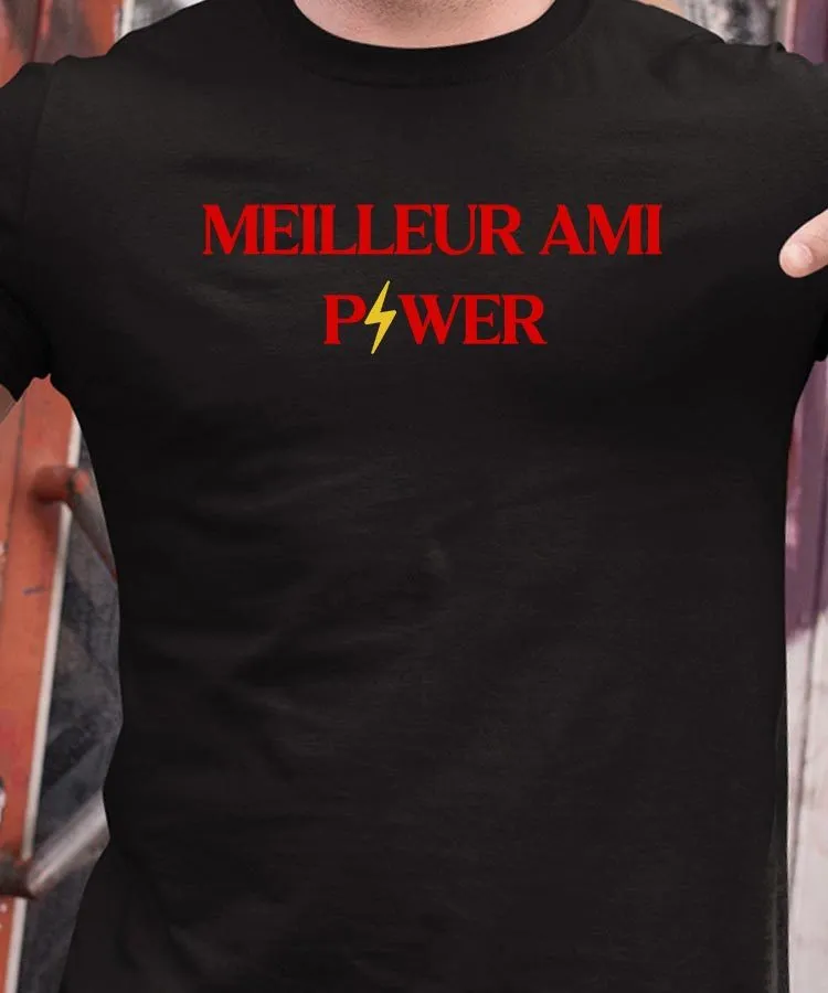 T-Shirt Meilleur Ami Power Pour homme