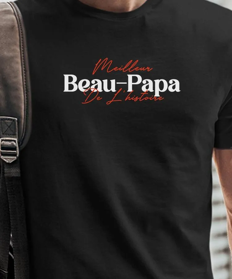 T-Shirt Meilleur Beau-Papa de l'histoire Pour homme