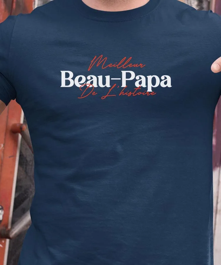 T-Shirt Meilleur Beau-Papa de l'histoire Pour homme