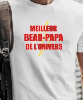 T-Shirt Meilleur Beau-Papa de l'univers Pour homme