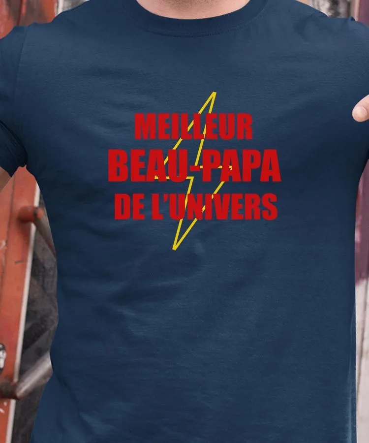 T-Shirt Meilleur Beau-Papa de l'univers Pour homme