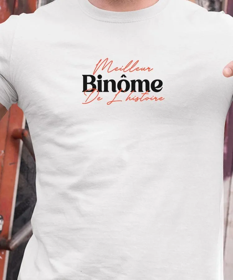 T-Shirt Meilleur Binôme de l'histoire Pour homme