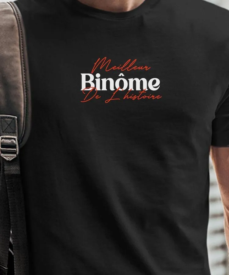 T-Shirt Meilleur Binôme de l'histoire Pour homme