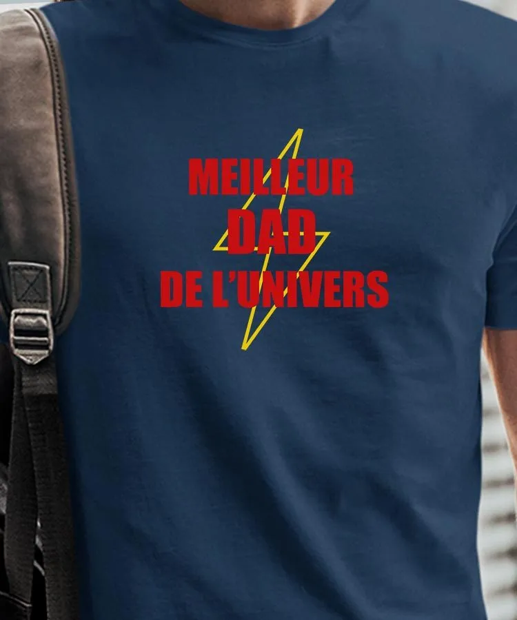 T-Shirt Meilleur Dad de l'univers Pour homme