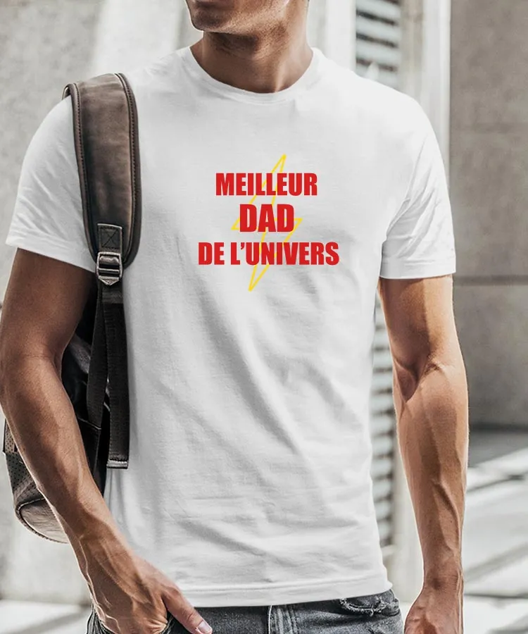 T-Shirt Meilleur Dad de l'univers Pour homme