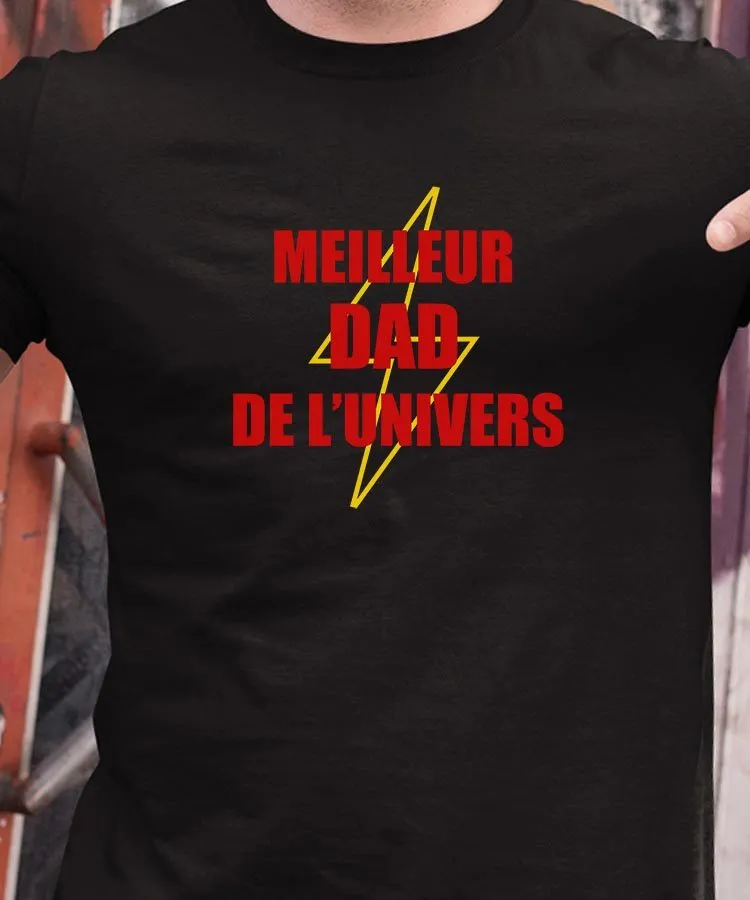 T-Shirt Meilleur Dad de l'univers Pour homme