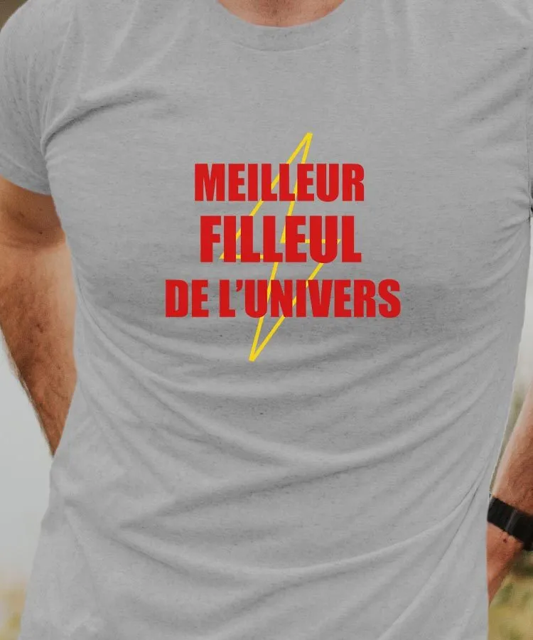 T-Shirt Meilleur Filleul de l'univers Pour homme