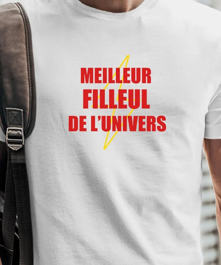 T-Shirt Meilleur Filleul de l'univers Pour homme